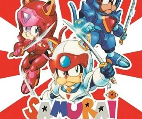 Samurai Pizza Cats anime main poster