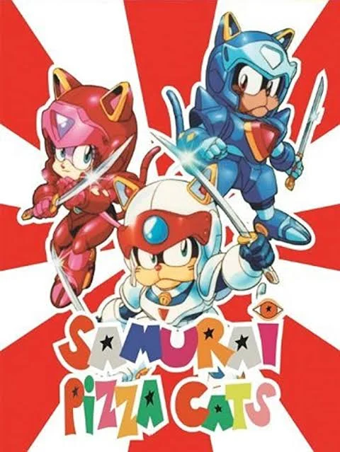 Samurai Pizza Cats anime main poster