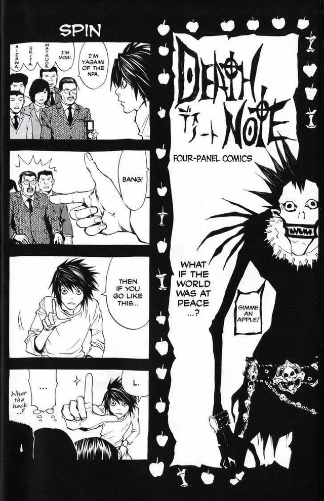 Death Note: Four-Panel Comics manga main poster