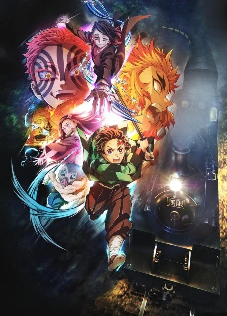 Demon Slayer: Kimetsu no Yaiba Mugen Train Arc Tv anime cover