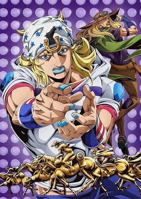 STEEL BALL RUN JoJo's Bizarre Adventure 1st STAGE Ona anime cover