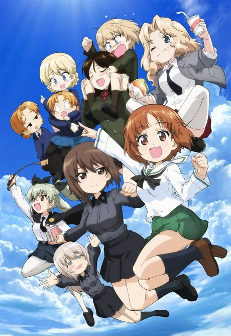 Girls und Panzer: Motto Love Love Sakusen desu! Tv anime cover