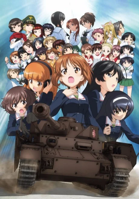 Girls und Panzer der Film Movie anime cover
