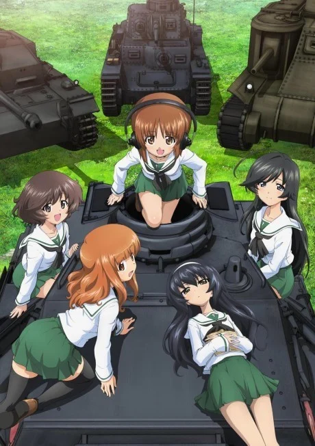 Girls und Panzer Tv anime cover